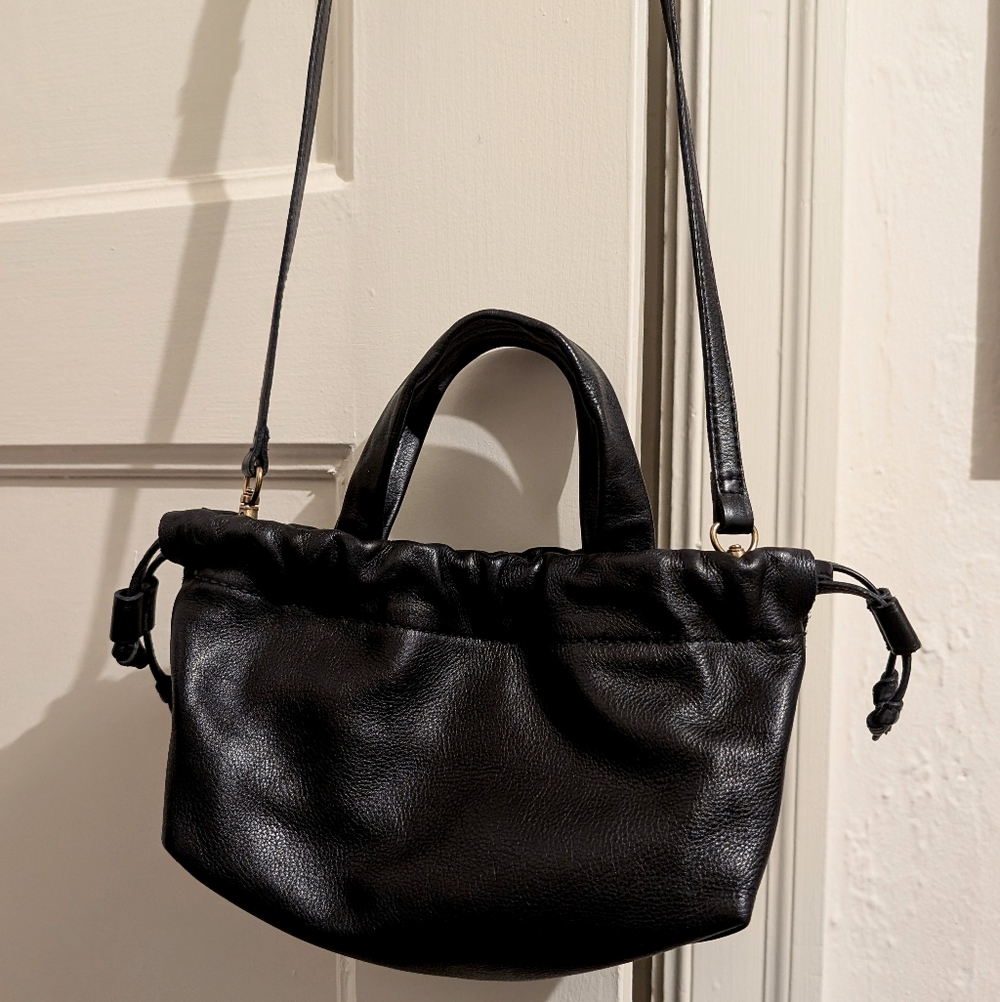 Madewell Mini Piazza Crossbody Bag in Black Leather - Picture 7 of 10